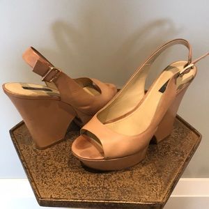 Rachel Zoe Finn Slingback Wedge Pumps